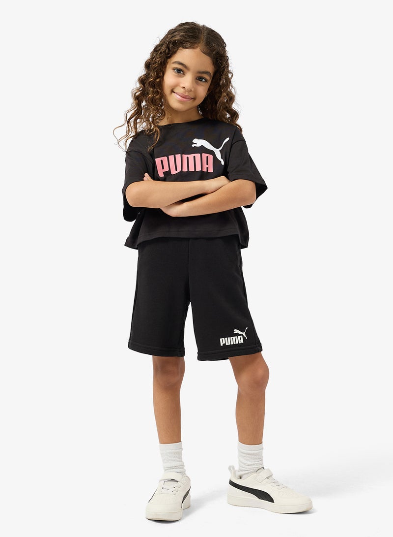 بوما تيشيرت بشعار الشباب الأساسي بلونين رقم - Image 4